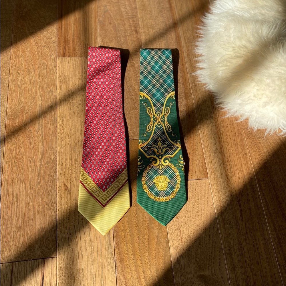 VERSACE Neck Ties Men’s Dress Ties Vintage Medusa